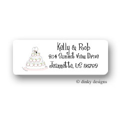 Wedding Day Return Address Labels