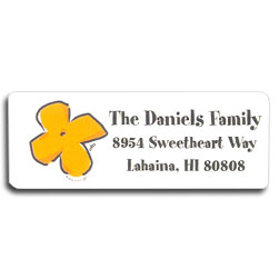 Posie Paradise Return Address Labels