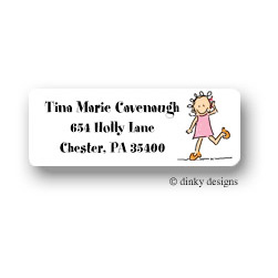 Call Me Jane Return Address Labels