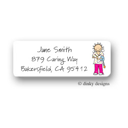 Nurse Jane Return Address Labels