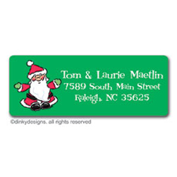 Ho - Ho - Holidays Return Address Labels