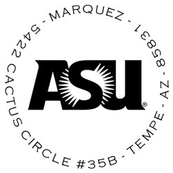 Arizona State University Personalized Stamper