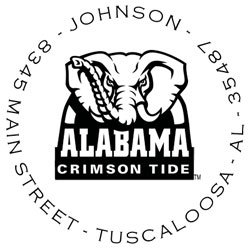 Crimson Tide Personalized Stamper