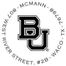Baylor Bears Personalized Stamper