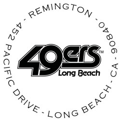Long Beach 49ers Personalized Stamper