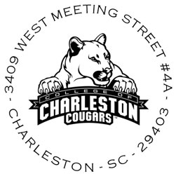 Charleston Cougars Personalized Stamper