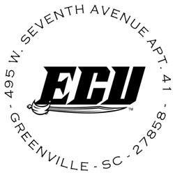 East Carolina University Personalized Stamper