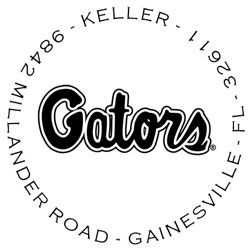 Florida Gators Personalized Stamper