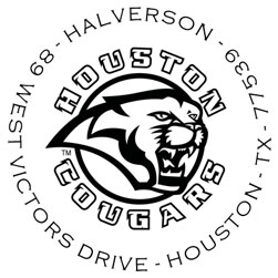 Houston Cougars Personalized Stamper