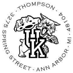 Kentucky Wildcats Personalized Stamper