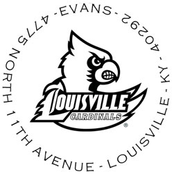 University of Louisville Cardinals Personalized Stamper