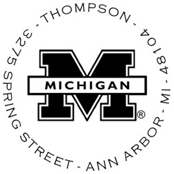 University of Michigan Personalized Stamper
