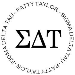 Sigma Delta Tau Personalized Stamper