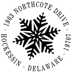 Snowflake Personalized Stamper
