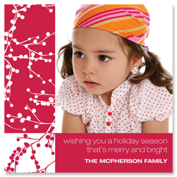 Christmas Berry  Digital Photo Cards
