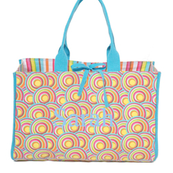 Rainbow Circle Box Tote
