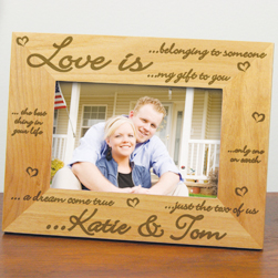 Love is Personalized Laser Frame