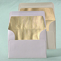 Announcement Envelopes with Vermeil Lining