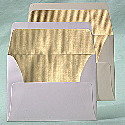 Invitation Envelopes with Vermeil Lining