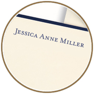 Bordered Correspondence Cards