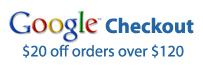 Google Promotion $20 off an order of $120 or more