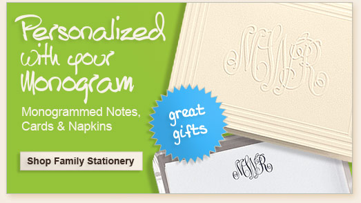 Monogrammed Stationery