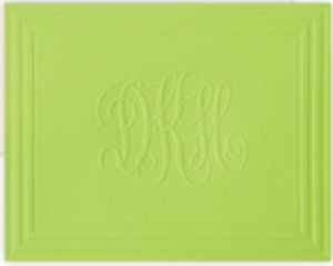 Embossed, embossing, monogram, giftsin24.com