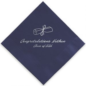 Graduation Napkins from giftsin24.com shipsin 24 hours.