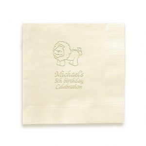 Animal Embossed Napkin from giftsin24 ships in 24 hours.