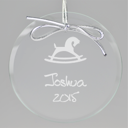 Baby's first Christmas ornament from Giftsin24.