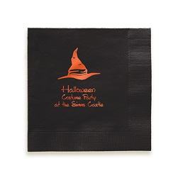 Foil-Pressed Halloween Napkin ships in 24 hours.