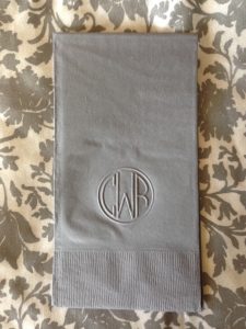 Delavan Monogram Guest Towel ships in 24 hours from giftsin24.com