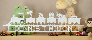 Zoo Train Wall Sign from Giftsin24.com ships in 24 hours.