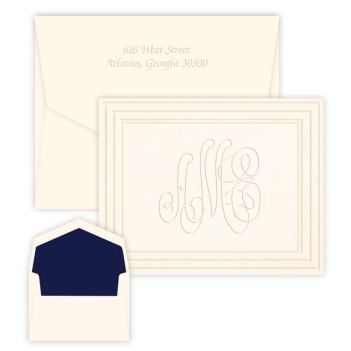 Classic Frame Monogram Note from Giftsin24 ships in 24 hours.