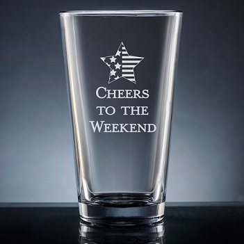 Miramar Pint Glass from giftsin24 ships in 24 hours.