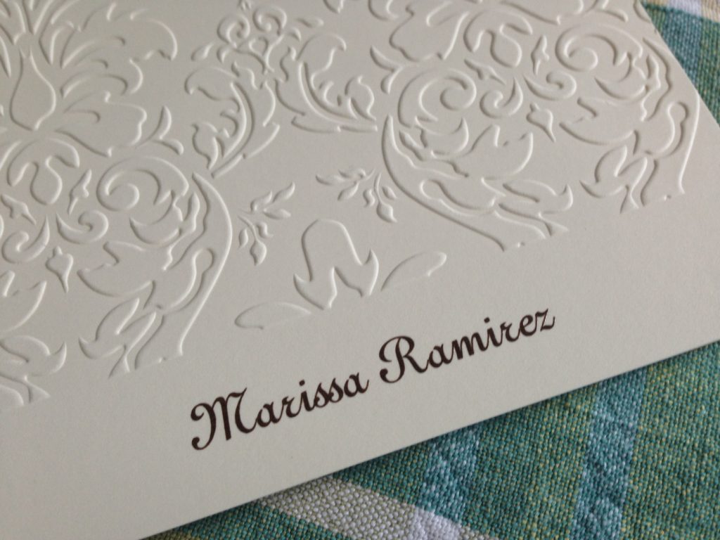 Giftsin24 offers embossed stationery