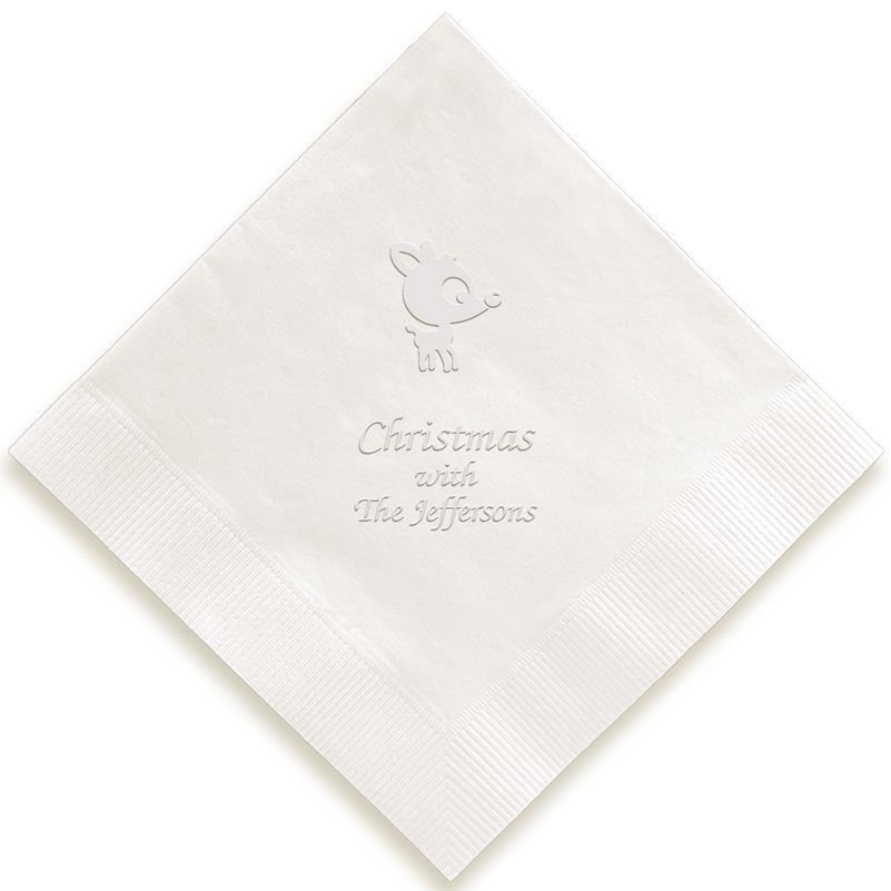 Festive holiday napkins from giftsin24 ship in 24 hours.