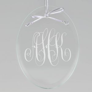 Accessorize your gifts with Classic Monogram Keepsake Ornament from giftsin24.com