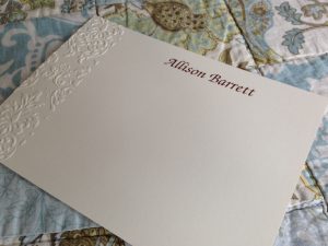 Damask Card is a personalized correspondence card from giftsin24.com