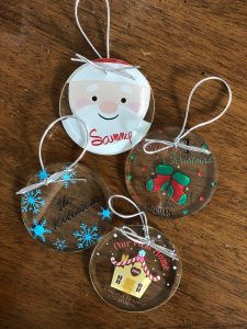 Printed keepsake ornaments ship in 24 hours from Giftsin24.