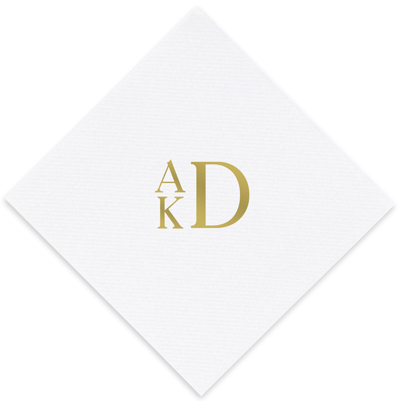 Give your wedding the royal treatment with personalized luxury napkins