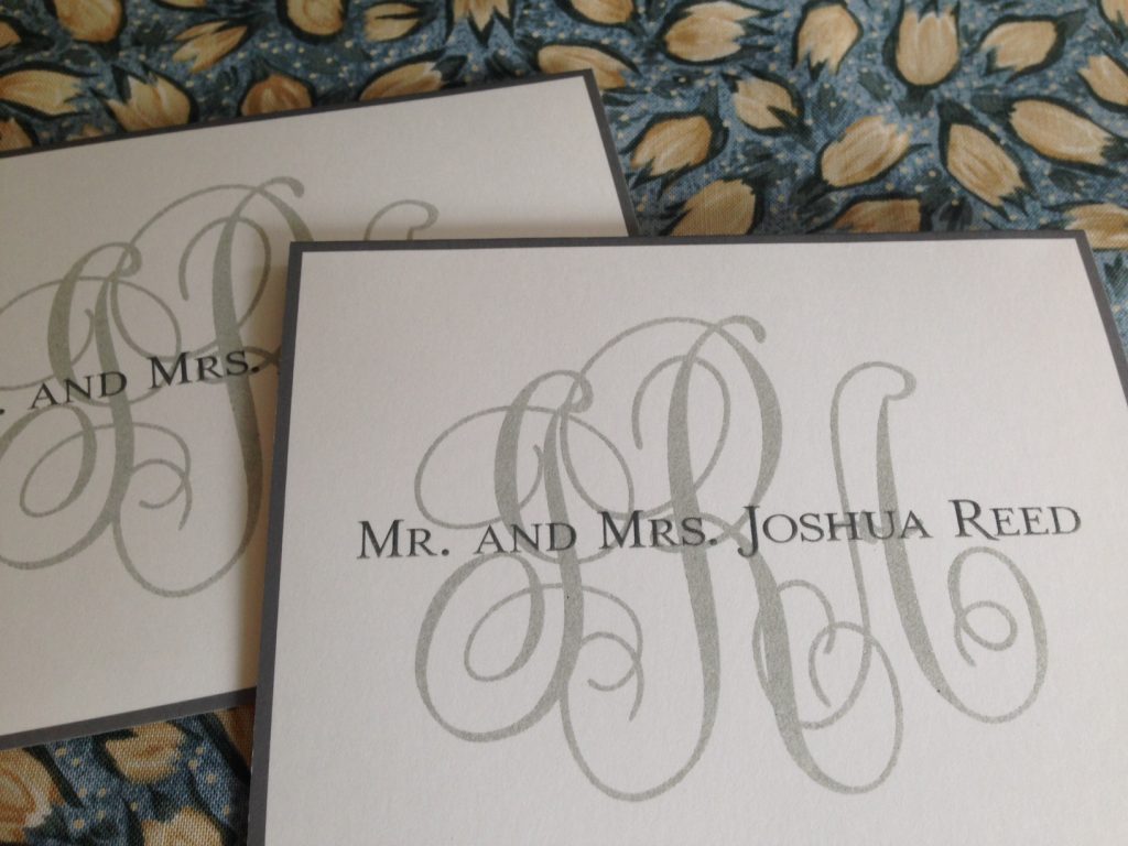 Couples stationery is perfect for newlyweds, as well as those who are celebrating an anniversary or moving to a new home.