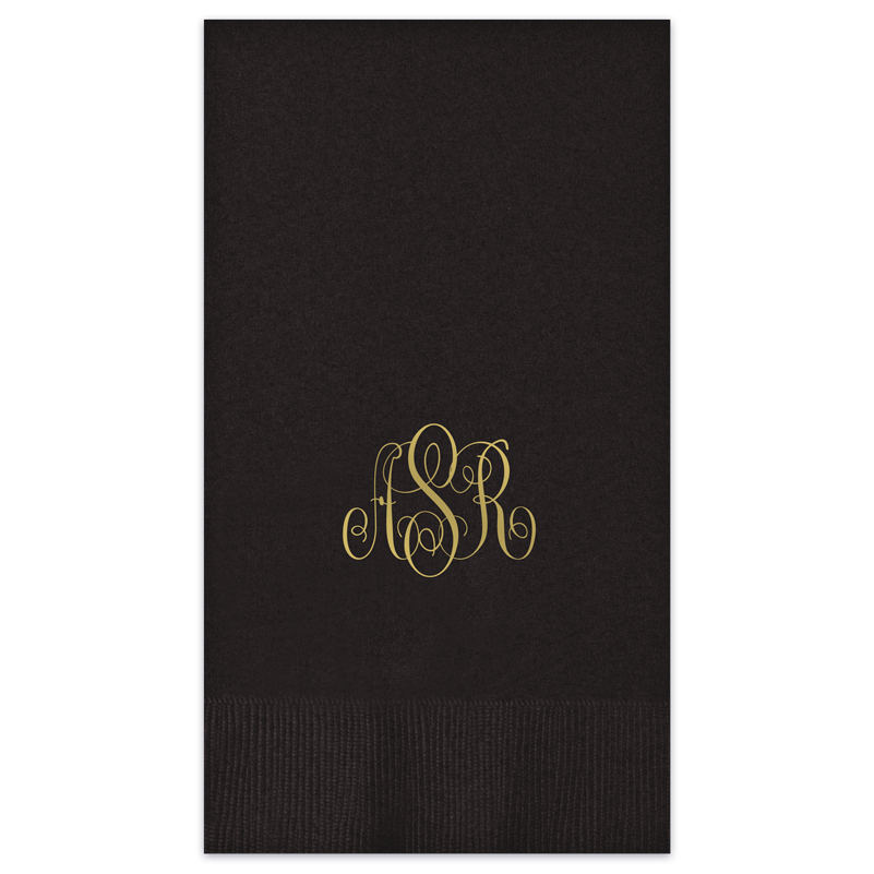 Delavan Monogram Guest Towel is personalized and shipped in 24 hours.