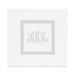 Embassy Delavan Monogram Luxury Airlaid Napkin - Foil-Pressed Embassy Delavan Monogram Luxury Airlaid Napkin - Foil-Pressed