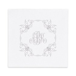 Lily Monogram Luxury Airlaid Napkin - Foil-Pressed