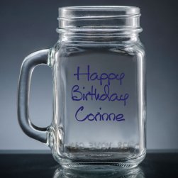 Iguala Printed Mason Jar