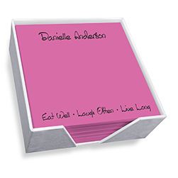 Highland Memo Square - Carnival with holder