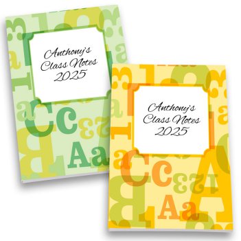 ABC123 Personalized Journal Set