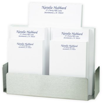 Distinctive 7-Tablet Set - White with Steel holder