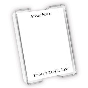 Adams Agenda - White with holder